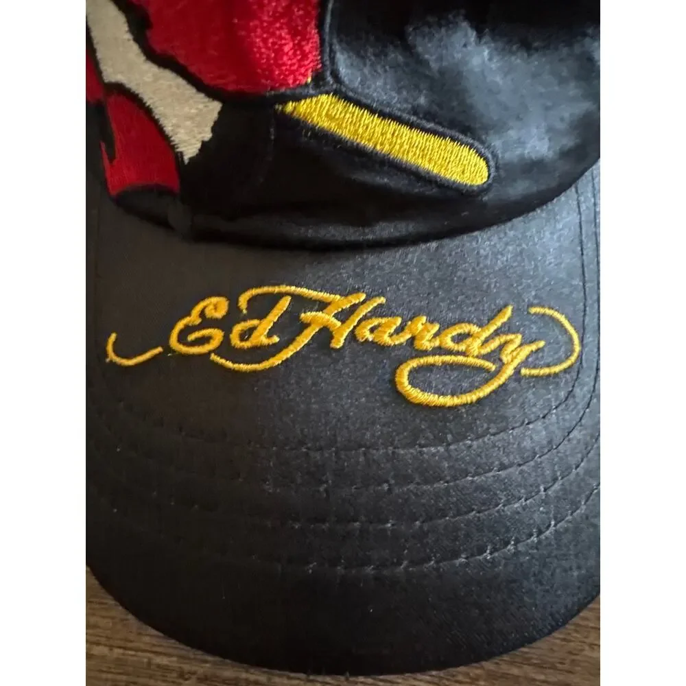 Vintage Ed Hardy Little Devil Trucker Cap